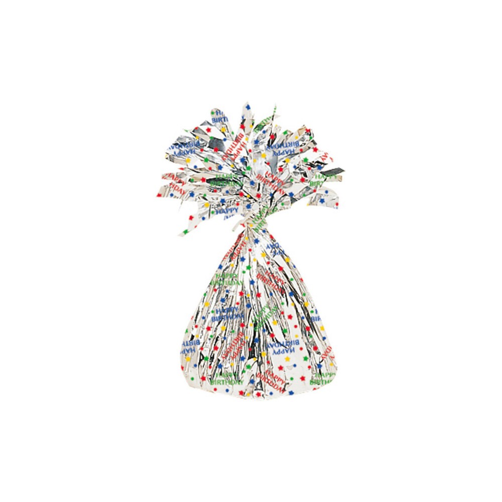 Colour Colorful Happy Birthday balloon, weight