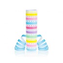 Colour Rainbow Dots, streamer 4 m