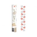 Wedding Rose gold Hearts Heart Confetti Shooter 30 cm