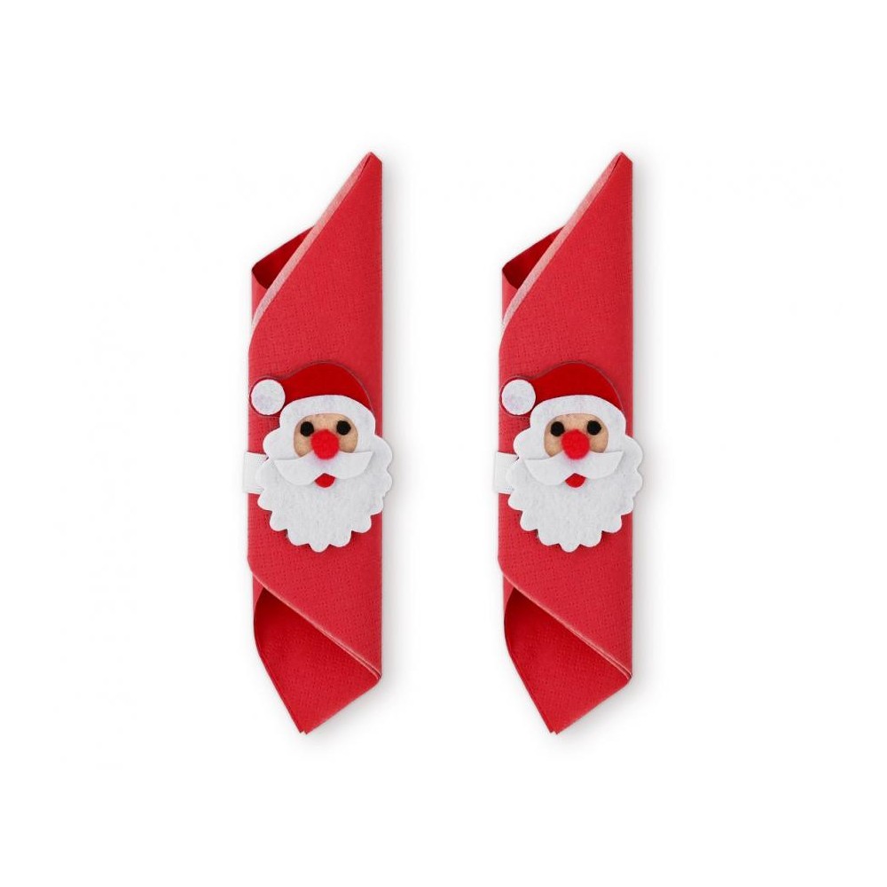 Christmas Santa Claus Santa Claus napkin ring set