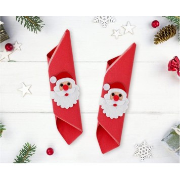 Christmas Santa Claus Santa Claus napkin ring set