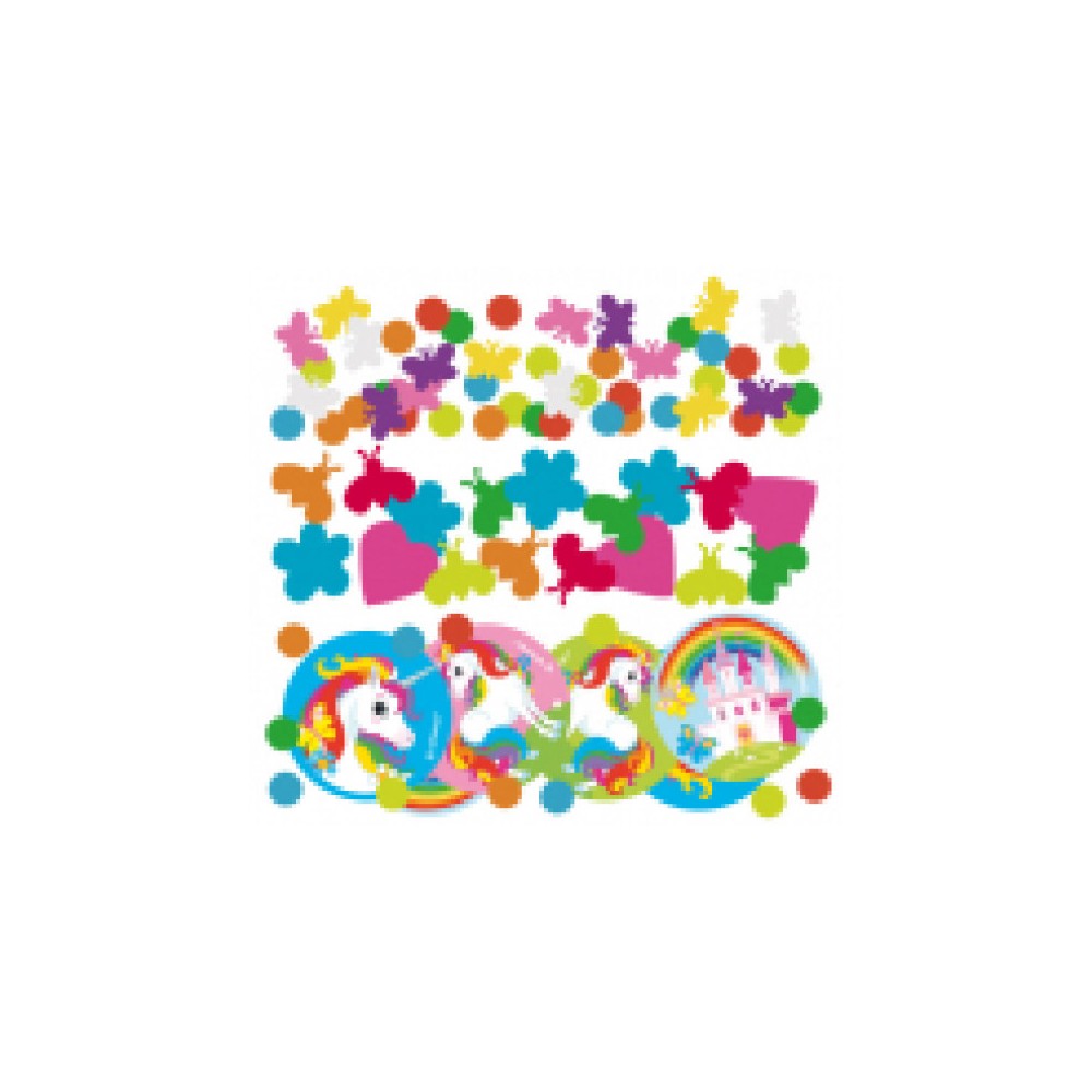 Unicorn Pink confetti