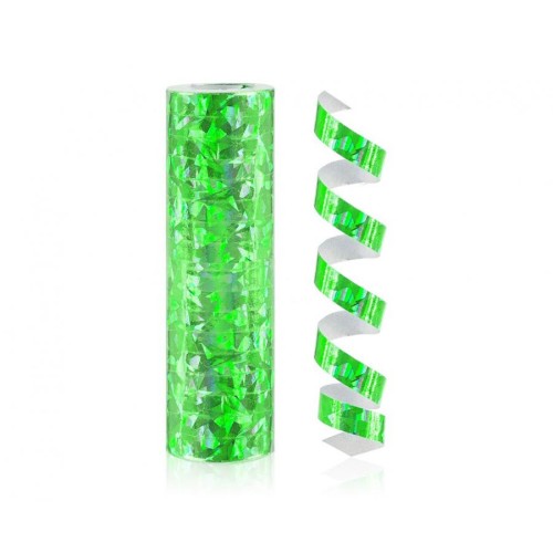 Colour Holographic Green Green streamers 4 m