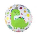 Dinosaur Party sphere foil balloon 36 cm