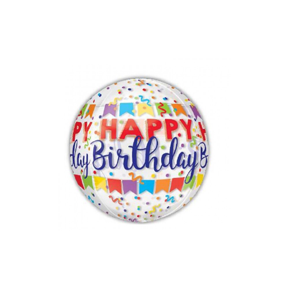 Happy Birthday Happy Birthday balloon foil 40 cm