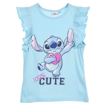 Disney Lilo and Stitch Cute children's short t-shirt, top 3-8 years