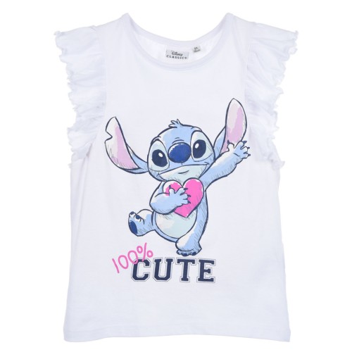 Disney Lilo and Stitch Cute children's short t-shirt, top 3-8 years
