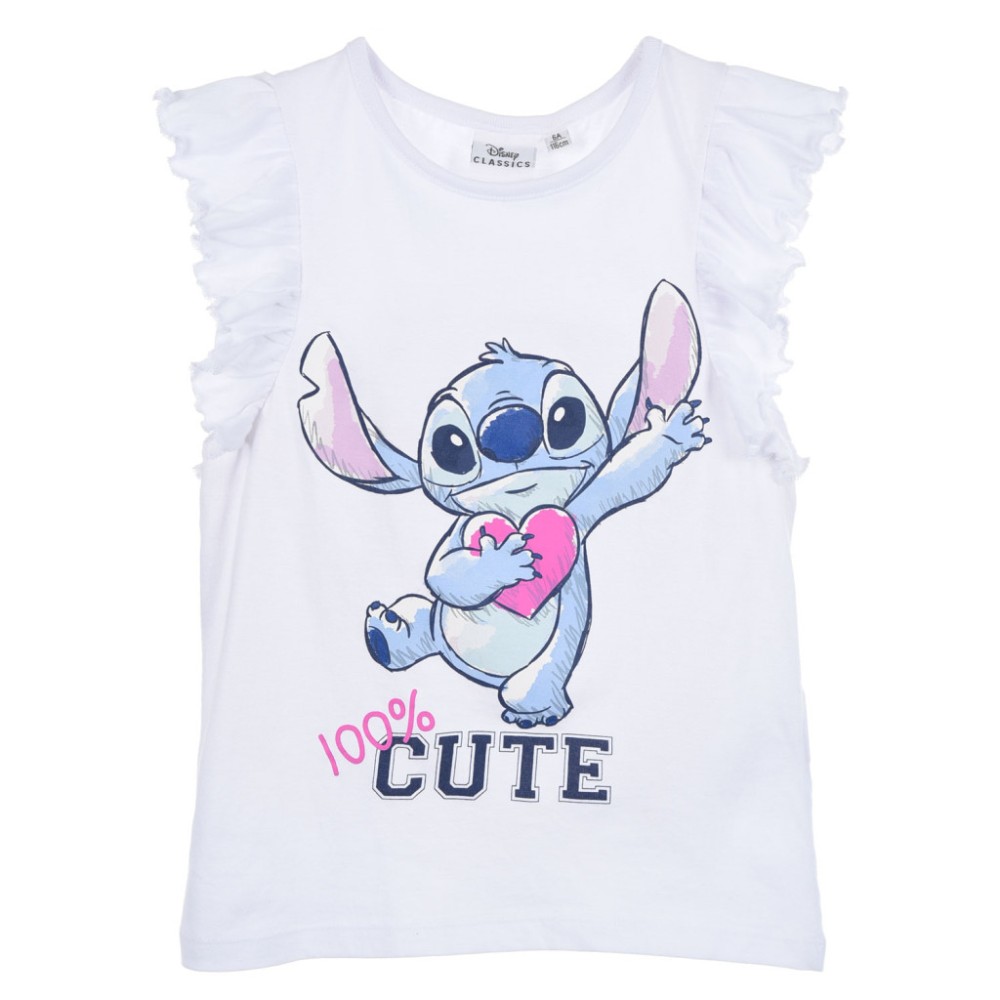 Disney Lilo and Stitch Cute children's short t-shirt, top 3-8 years