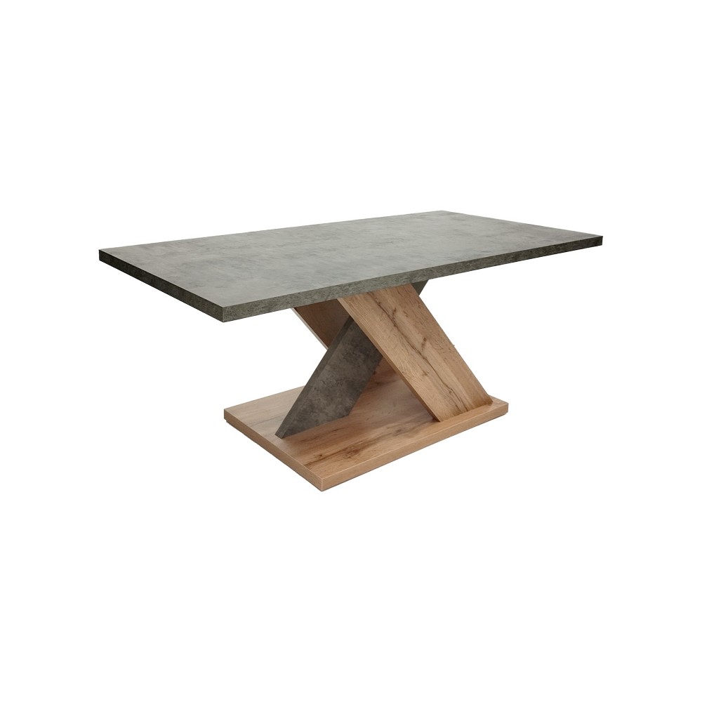 Coffee table Solange pakoworld sonoma-grey color 110x55x47.5cm Coffee table Solange pakoworld sonoma-grey color 110x55x47.5cm