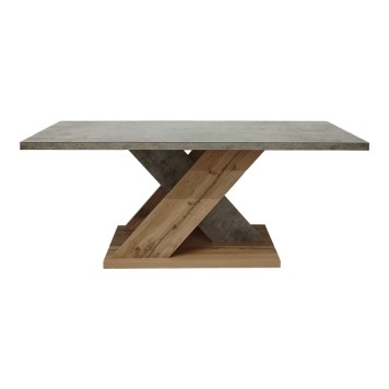 Coffee table Solange pakoworld sonoma-grey color 110x55x47.5cm