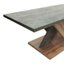 Coffee table Solange pakoworld sonoma-grey color 110x55x47.5cm