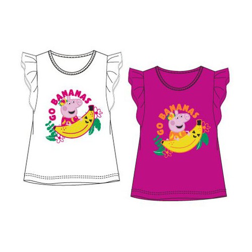 Peppa Pig Bananas children's short shirt, top 3-6 years