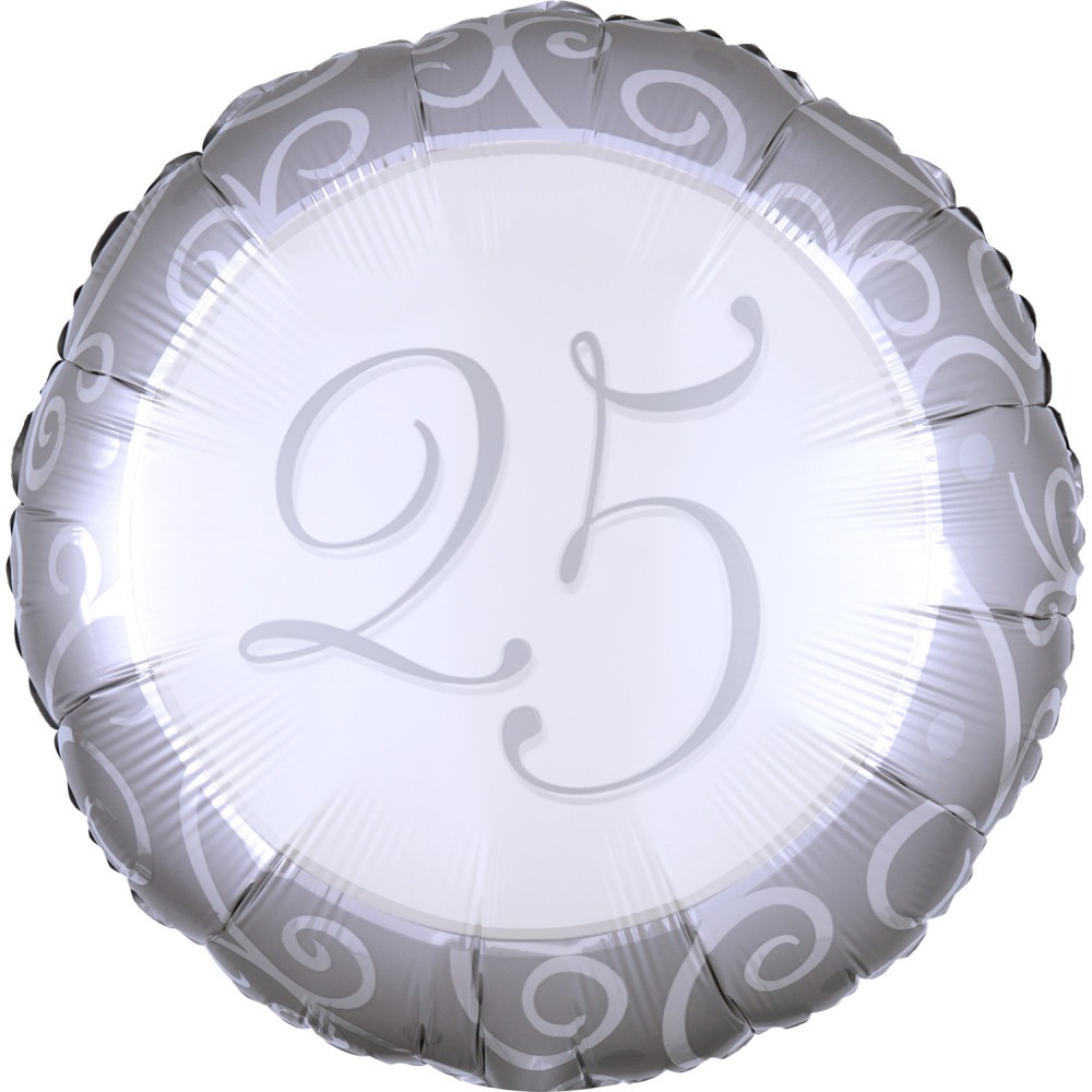 Anniversary 25th Anniversary Foil Balloon 43 cm