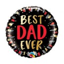 Father Best Dad Ever, foil balloon 46 cm