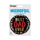 Father Best Dad Ever, foil balloon 46 cm