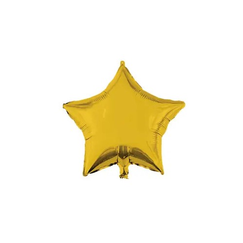 Star Gold Star, Gold foil balloon 46 cm