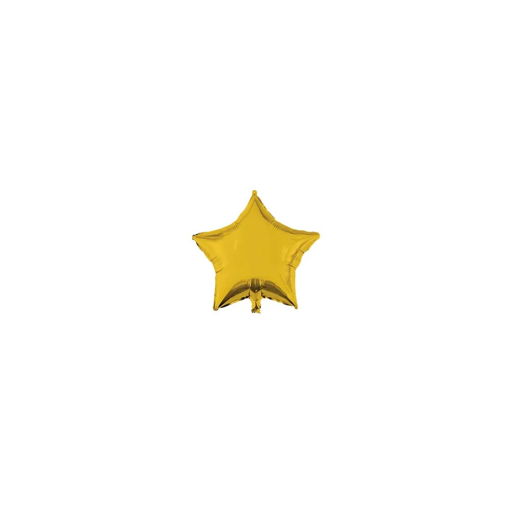 Star Gold Star, Gold foil balloon 46 cm