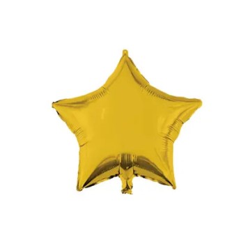 Star Gold Star, Gold foil balloon 46 cm