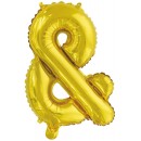 Number Gold, Silver & Letter Foil Balloon, 46 cm