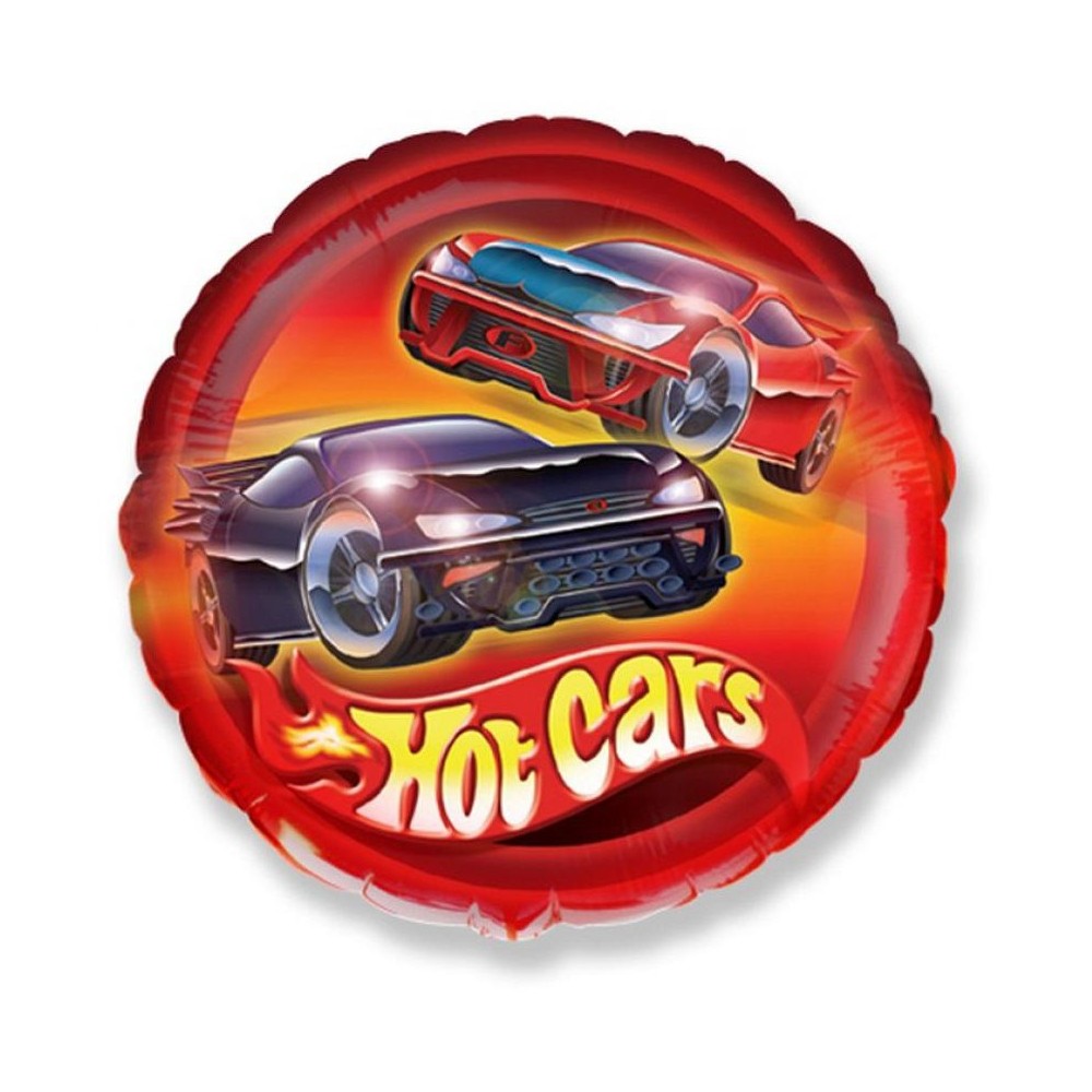 Car Hot Cars foil balloon 46 cm (WP)