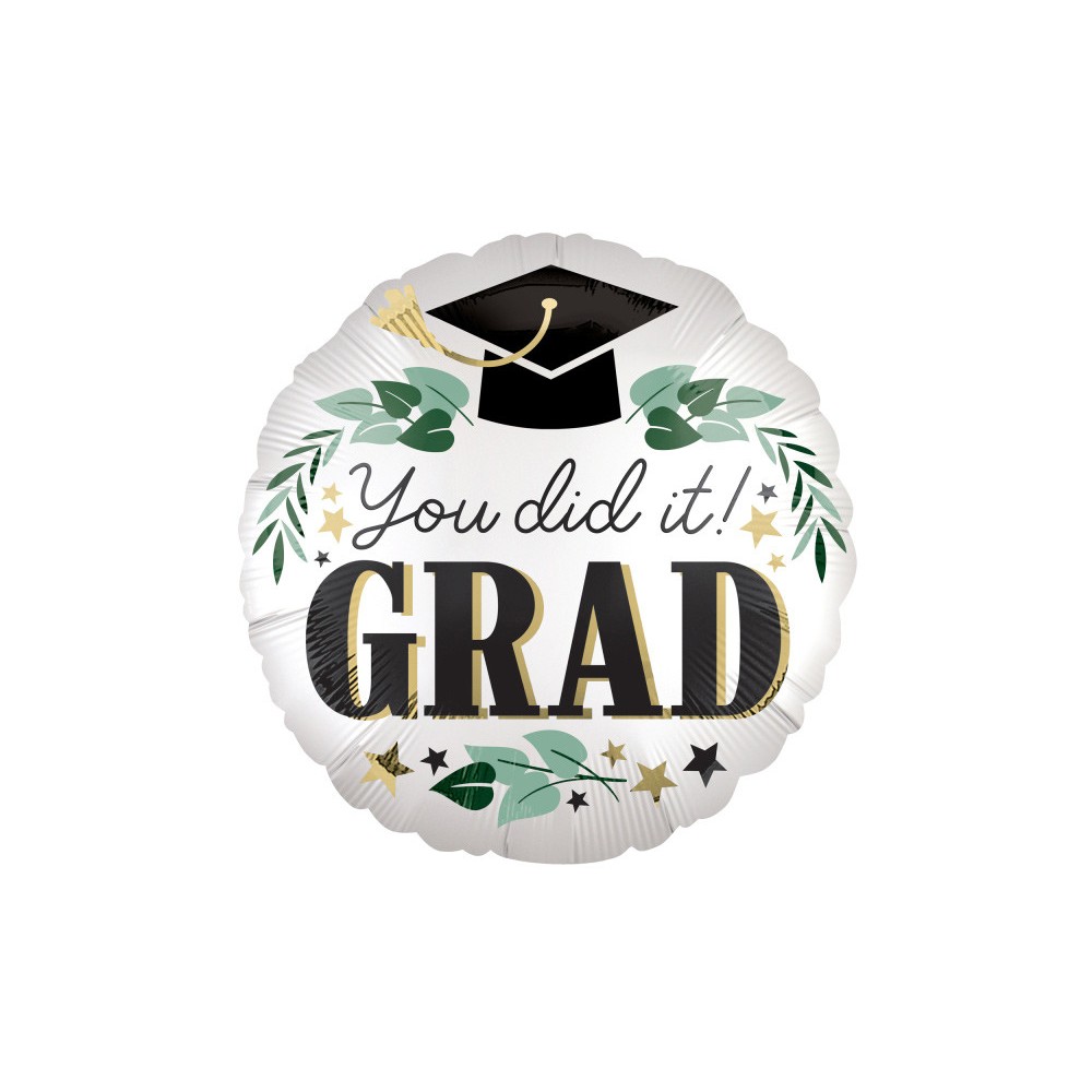 Graduation Did It foil balloon 43 cm