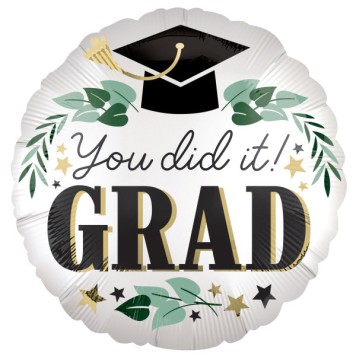 Graduation Did It foil balloon 43 cm