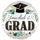 Graduation Did It foil balloon 43 cm