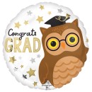 Graduation Owl foil balloon 43 cm