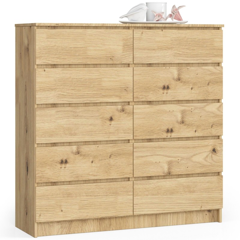 KOMODA K120 10SZ CLP PK DĄB ARTISAN KOMODA K120 10SZ CLP PK DĄB ARTISAN
