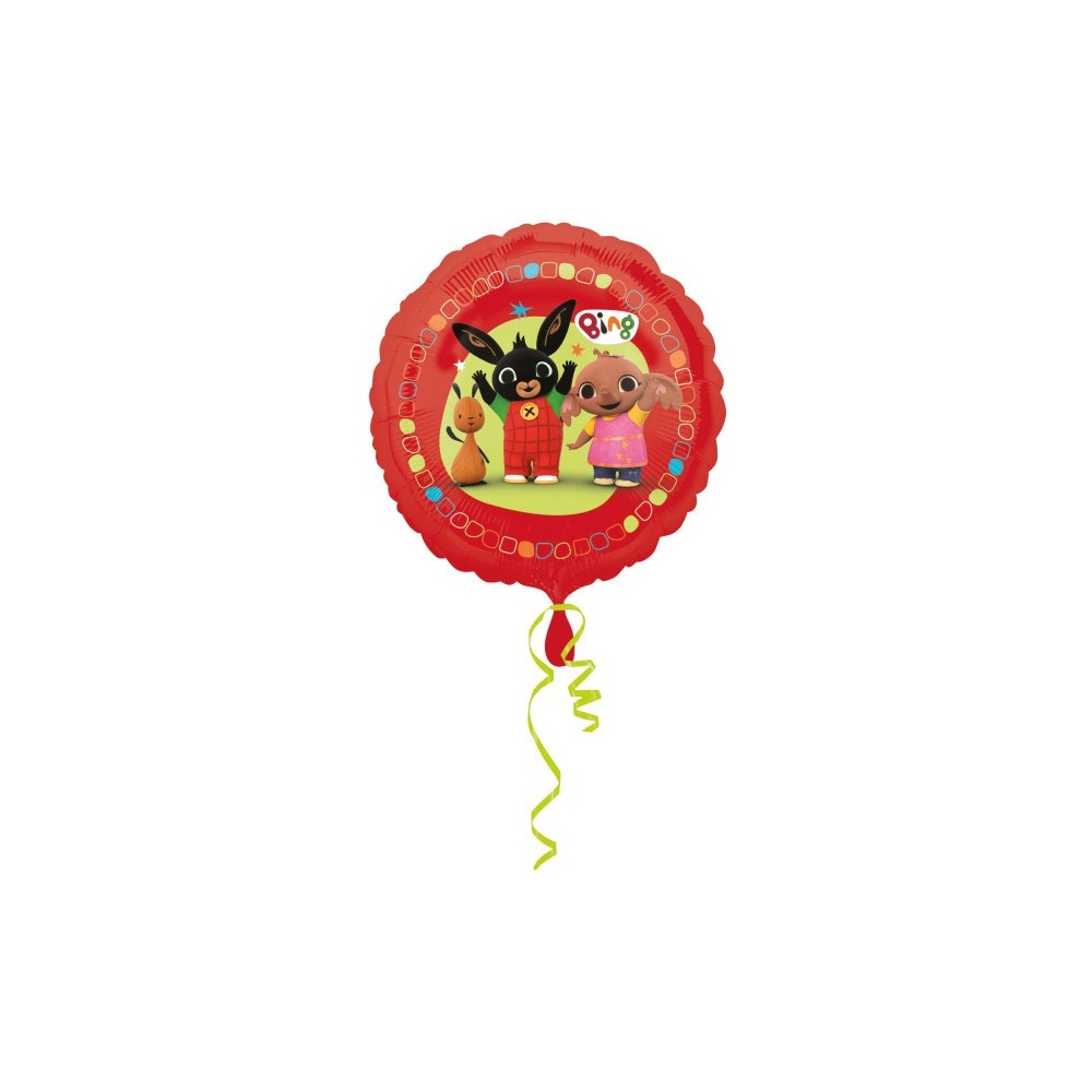 Bing Red fólia lufi 43 cm