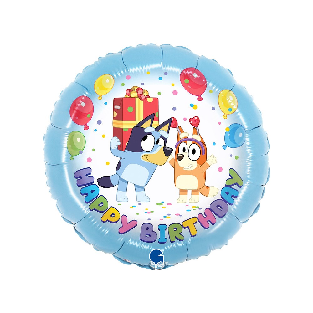Bluey Party foil balloon 46 cm