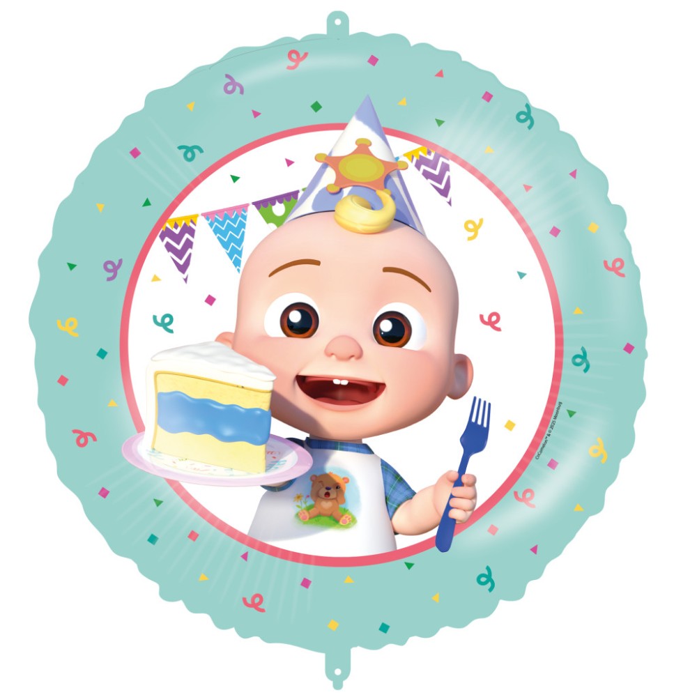 Cocomelon Birthday foil balloon 46 cm