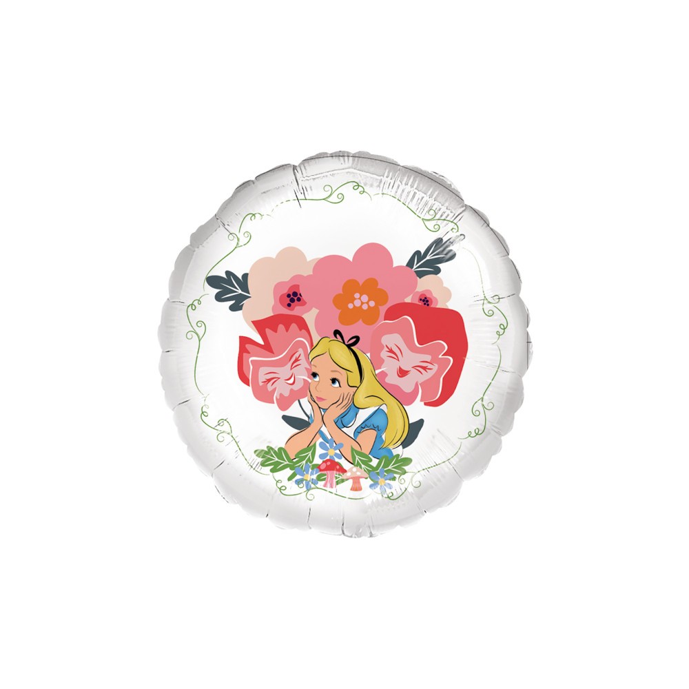 Alice's Adventures in Wonderland Flowers Disney foil balloon 43 cm
