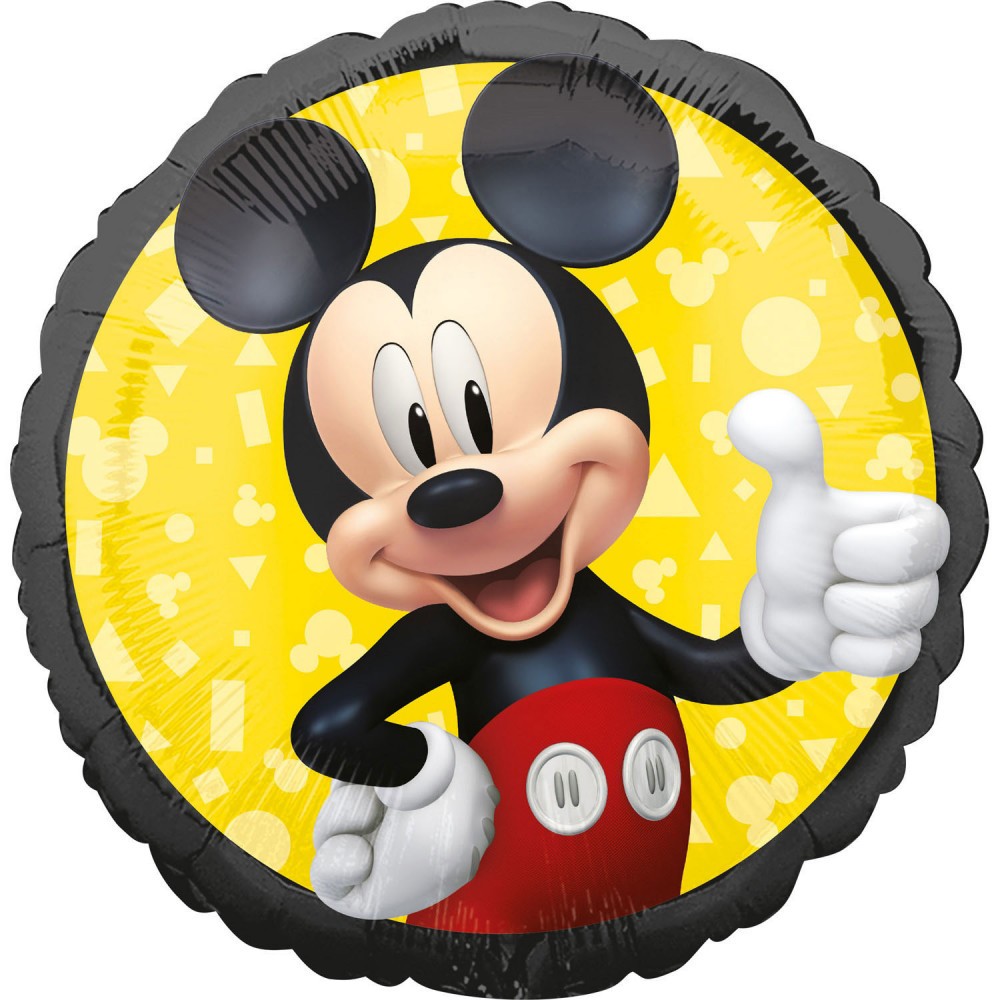 Disney Mickey Forever Yellow fólia lufi 43 cm
