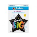 Star Dream Big Rainbow, foil balloon 46 cm