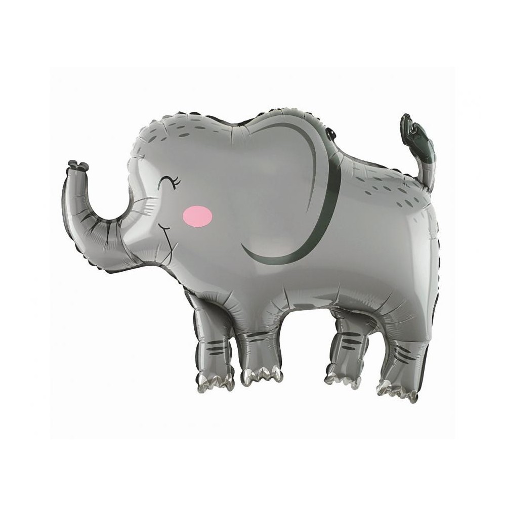 Elephant Grey foil balloon 68 cm