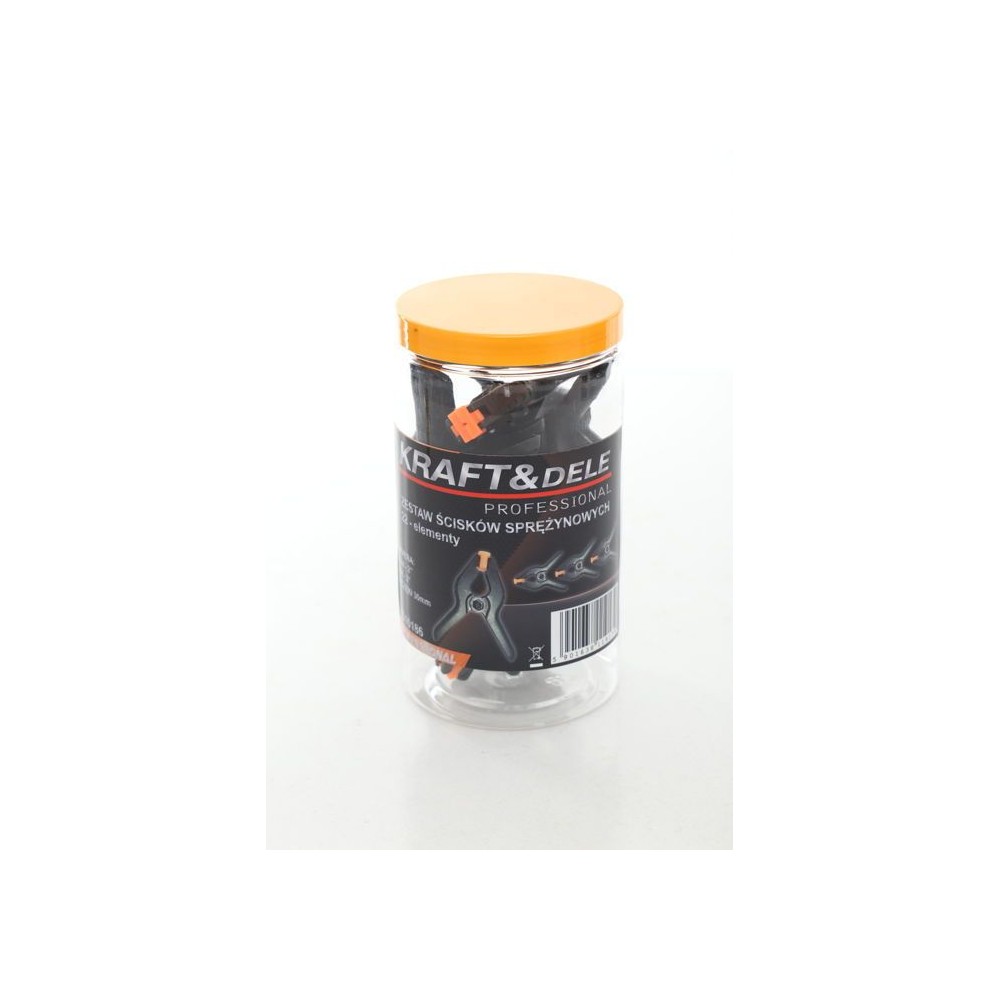 Zestaw ścisków sprężynowych 2/3' KD10186