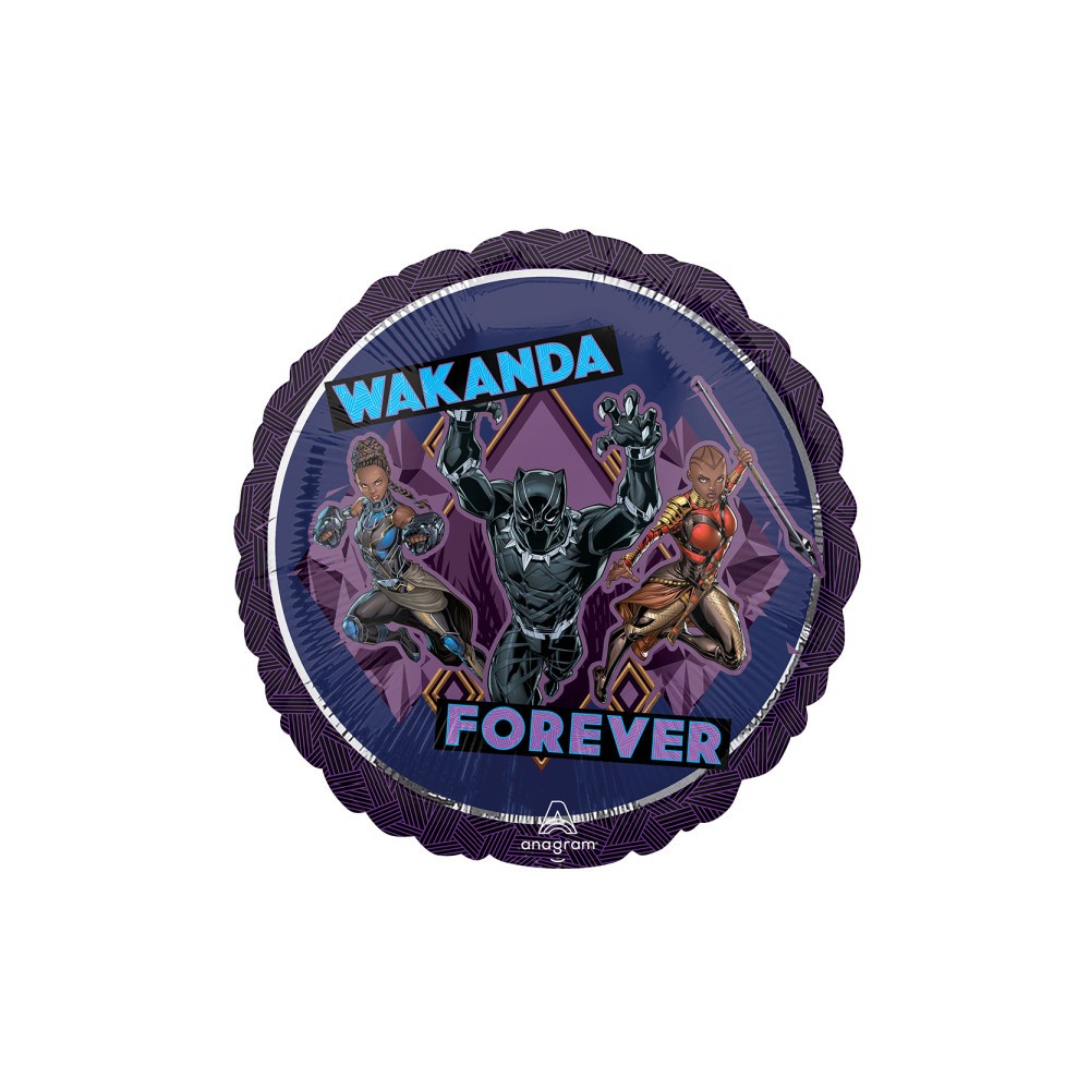 Avengers Wakanda Black Panther Foil Balloon 43 cm
