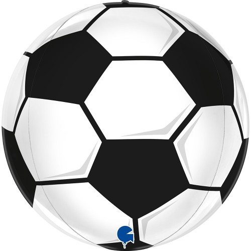 Football Soccer Ball 4D foil balloon 38 cm