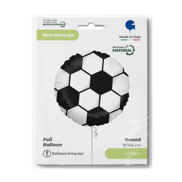 Football Soccer Ball foil balloon 46 cm
