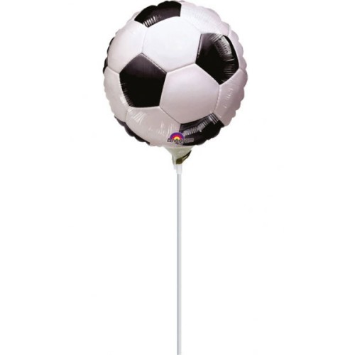Football Soccer mini foil balloon 23 cm (WP)