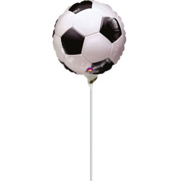 Football Soccer mini foil balloon 23 cm (WP)