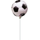 Football Soccer mini foil balloon 23 cm (WP)