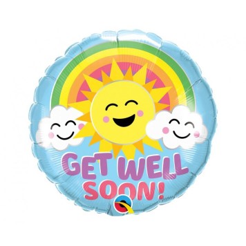 Sun  Get Well Soon Sunny Foil Balloon 46 cm