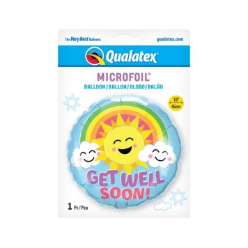 Sun  Get Well Soon Sunny Foil Balloon 46 cm