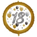 Happy Birthday Milestone Happy Birthday 18 foil balloon 46 cm