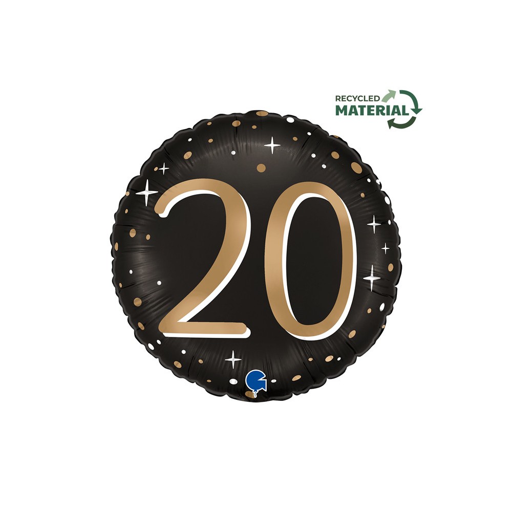 Happy Birthday Sparkling Happy Birthday 20 foil balloon 46 cm