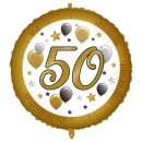 Happy Birthday Milestone Happy Birthday 50 foil balloon 46 cm