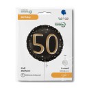 Happy Birthday Sparkling Happy Birthday 50 foil balloon 46 cm