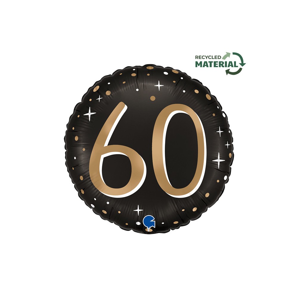 Happy Birthday Sparkling Happy Birthday 60 foil balloon 46 cm